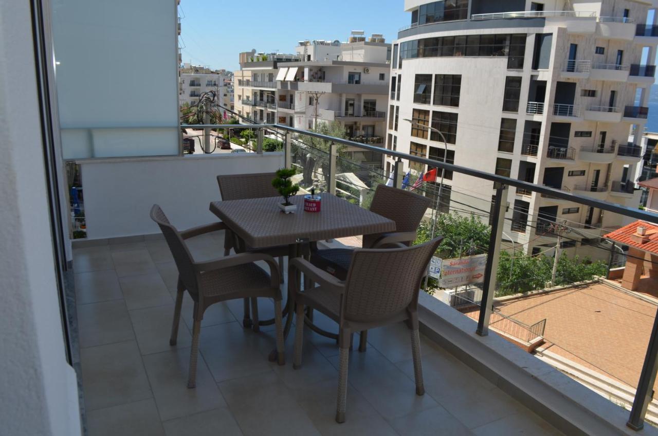 Akil Apartments Sarande Bagian luar foto