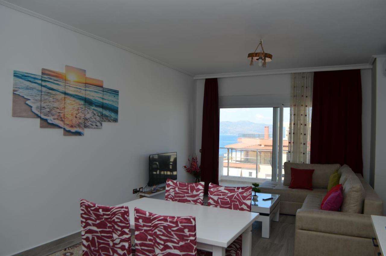 Akil Apartments Sarande Bagian luar foto