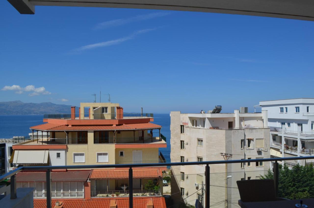 Akil Apartments Sarande Bagian luar foto
