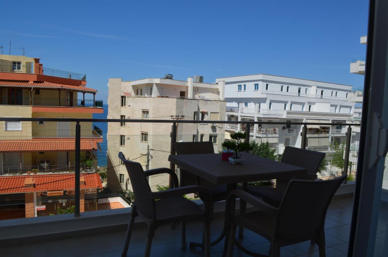 Akil Apartments Sarande Bagian luar foto
